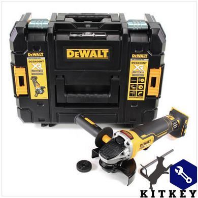 Шліфмашина кутова - болгарка акумуляторна безщіткова DeWALT DCG406NT
