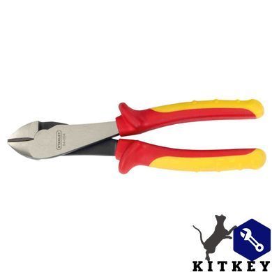 Кусачки MaxSteel VDE 1000V диагональные изолированные длиной 195 мм STANLEY 0-84-004