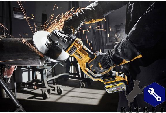 Шліфмашина кутова - болгарка акумуляторна безщіткова DeWALT DCG460NK