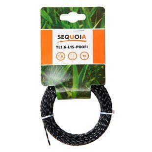 Косильна волосінь SEQUOIA TL1.6-L15-Profi