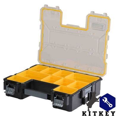 Органайзер професійний FATMAX SHALLOW PRO METAL LATCH, вологозахисний, розмірами 446x116x357 мм STANLEY 1-97-518