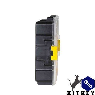 Органайзер професійний FATMAX SHALLOW PRO METAL LATCH, вологозахисний, розмірами 446x116x357 мм STANLEY 1-97-518