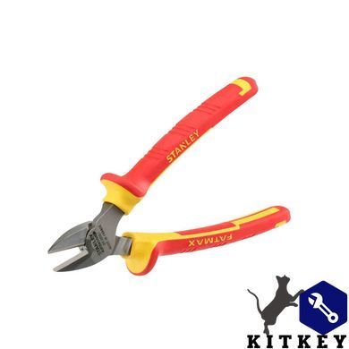 Кусачки MaxSteel VDE 1000V диагональные изолированные длиной 160 мм STANLEY 0-84-009