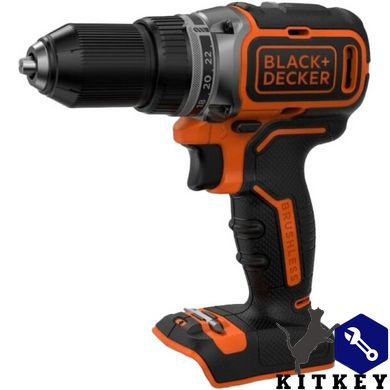 Дрель-шуруповерт аккумуляторная бесщёточная BLACK+DECKER BL186N