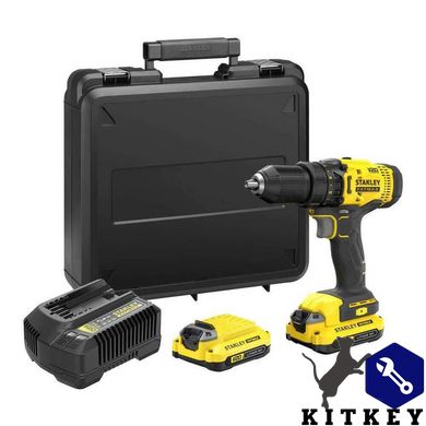 Дриль-шурупокрут акумуляторний STANLEY FATMAX SFMCD700C2K