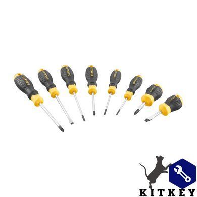 Набір із восьми викруток CushionGrip STANLEY STHT16167-0