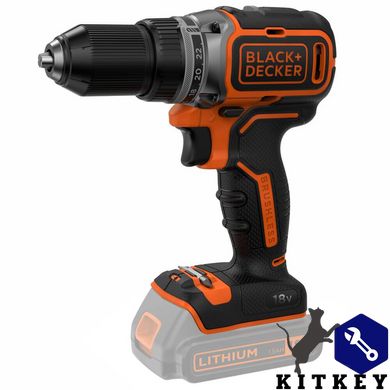 Дрель-шуруповерт аккумуляторная бесщёточная BLACK+DECKER BL186N