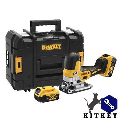 Пила лобзиковая аккумуляторная бесщёточная DeWALT DCS335P2
