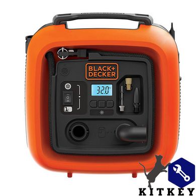 Компрессор автомобильный BLACK+DECKER ASI400