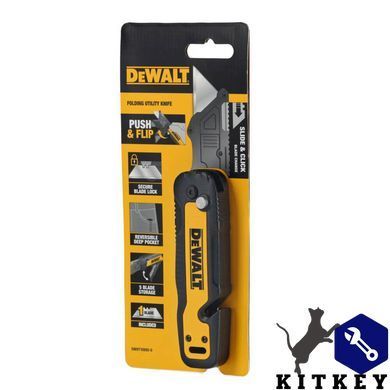 Ніж складаний з фіксованим лезом для оздоблювальних робіт DeWALT DWHT10992-0