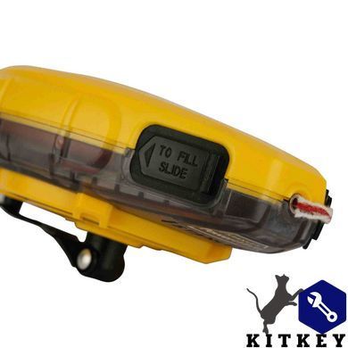 Шнур розмічальний PowerWinder завдовжки 30 м в комплекті з крейдяним порошком і підвісним рівнем STANLEY 0-47-465