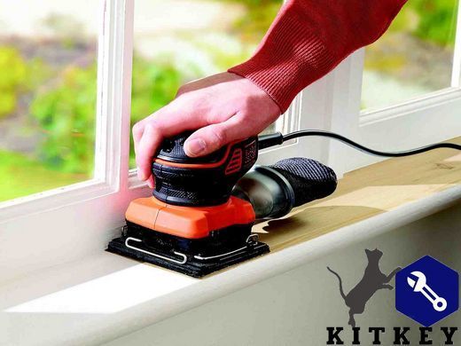 Вібраційна шліфмашина мережева BLACK+DECKER KA450