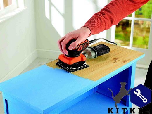 Вібраційна шліфмашина мережева BLACK+DECKER KA450