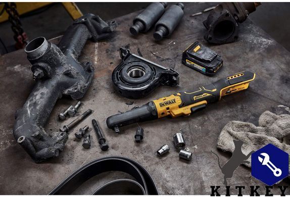 Гайкокрут кутовий - ключ-храповик акумуляторний безщітковий DeWALT DCF510N