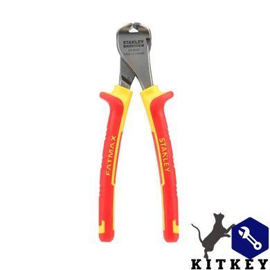 Кусачки електрика MaxSteel VDE 1000V торцеві ізольовані довжиною 165 мм STANLEY 0-84-016