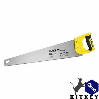 Ножівка SHARPCUTTM завдовжки 550 мм для поперечного та поздовжнього різання STANLEY STHT20368-1