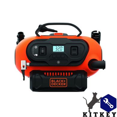 Компрессор автомобильный аккумуляторный BLACK+DECKER BDCINF18N