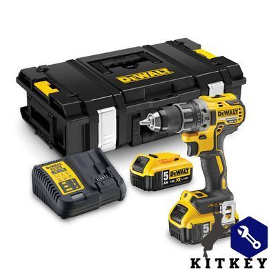 Дрель-шуруповерт аккумуляторная бесщеточная DeWALT DCD791P2