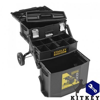 Ящик профессиональный FatMax Mobile Work Station Cantilever, размеры 549x733x413мм,с колесами STANLEY 1-94-210