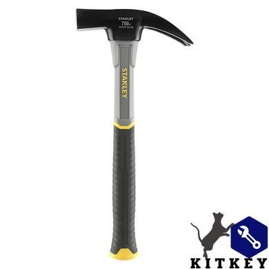 Молоток Fiberglass Coffreur Hammer с весом головки 750 г и двухкомпонентною ручкой из стеклопластика STANLEY STHT0-54123