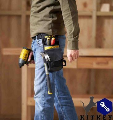 Сумка для інструментів Basic 9 Pouch поясна з поліестеру STANLEY 1-93-329
