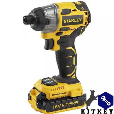 Шуруповерт импульсный аккумуляторный бесщёточный STANLEY SBI201D2K