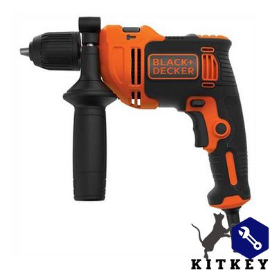 Дриль мережевий ударний BLACK+DECKER BEH710K