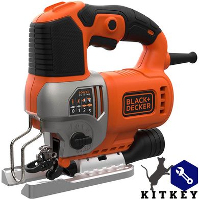 Пила лобзиковая сетевая BLACK+DECKER BES610K