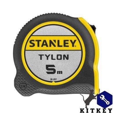 Рулетка вимірювальна Tylon &trade; довжиною 5 м, шириною 19 мм, в пластмасовому корпусі STANLEY 0-30-697