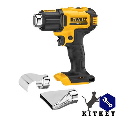 Пистолет горячего воздуха - фен аккумуляторный DeWALT DCE530N