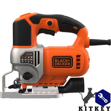 Пила лобзиковая сетевая BLACK+DECKER BES610K