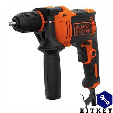 Дриль мережевий ударний BLACK+DECKER BEH710K