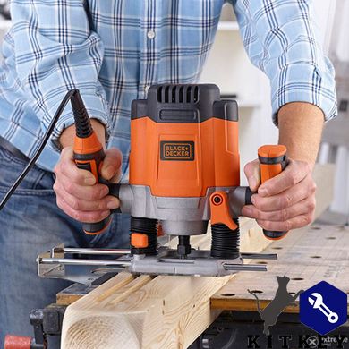 Фрезер сетевой BLACK+DECKER KW1200EKA