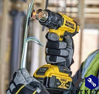 Пистолет горячего воздуха - фен аккумуляторный DeWALT DCE530N