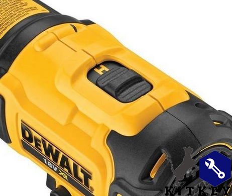 Пистолет горячего воздуха - фен аккумуляторный DeWALT DCE530N