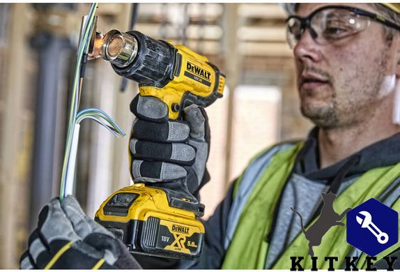 Пістолет гарячого повітря - фен акумуляторний DeWALT DCE530N