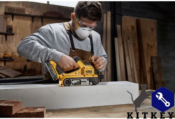 Шліфмашина стрічкова акумуляторна безщіткова DeWALT DCW220N