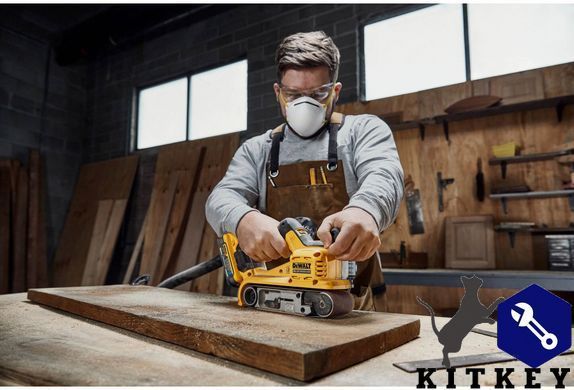 Шліфмашина стрічкова акумуляторна безщіткова DeWALT DCW220N
