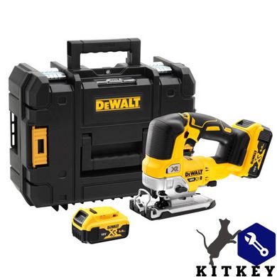 Пила лобзиковая аккумуляторная бесщёточная DeWALT DCS334P2