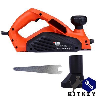 Рубанок сетевой BLACK+DECKER KW712