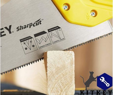 Ножівка SHARPCUTTM завдовжки 500 мм для поперечного та поздовжнього різання STANLEY STHT20371-1