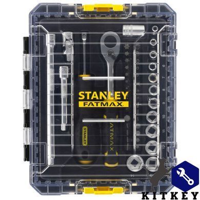 Набір головок торцевих 1/4 FATMAX&reg; Maxi Drive, шестигранних, 48 предметів STANLEY FMMT98101-0