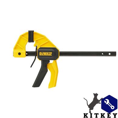 Струбцина М триггерная с максимальным усилием сжатия 63 кг DeWALT DWHT0-83139