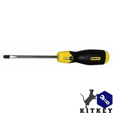 Викрутка Cushion Grip довжиною 100 мм з жалом, що розширюється під шліц SL 5 STANLEY 0-64-916