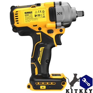 Гайковерт ударный аккумуляторный бесщёточный DeWALT DCF891N