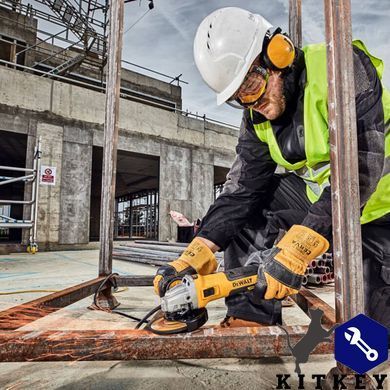 Шліфмашина кутова - болгарка мережева безщіткова DeWALT DWE4357