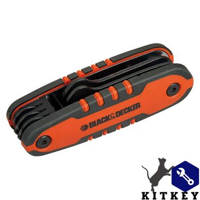 Набір ріжкових гайкових ключів 5 шт BLACK+DECKER BDHT0-71617