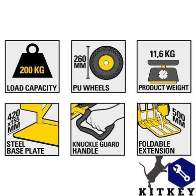 Тележка грузовая складная STANLEY SXWT-HT535