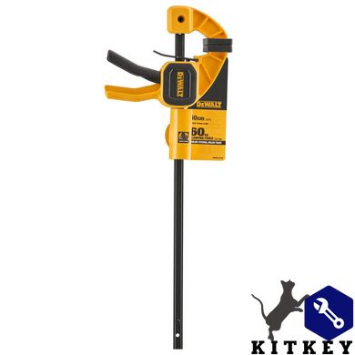 Струбцина М триггерная с максимальным усилием сжатия 63 кг DeWALT DWHT0-83140