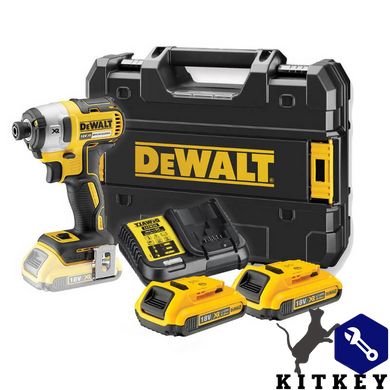 Шуруповерт аккумуляторный ударный бесщеточный DeWALT DCF887D2